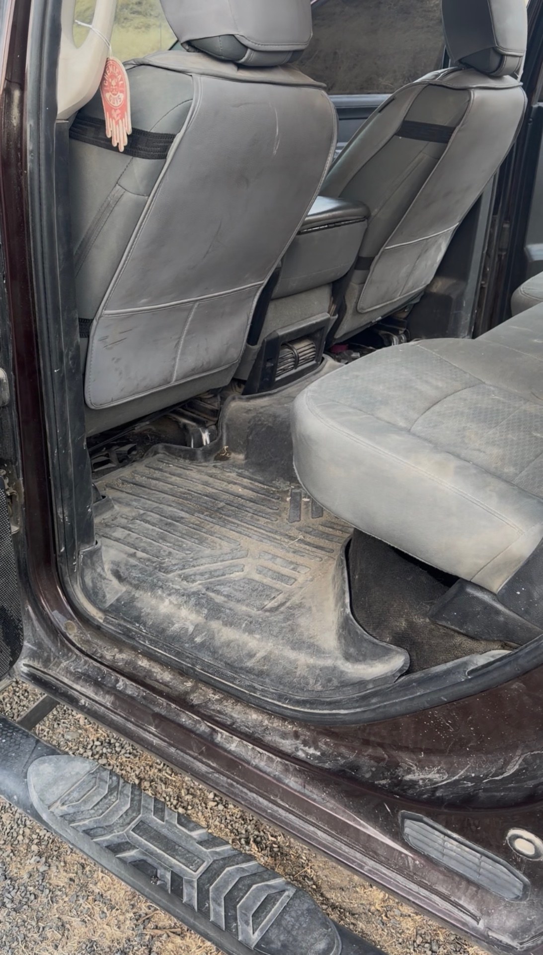 Mats & footwell before detailing